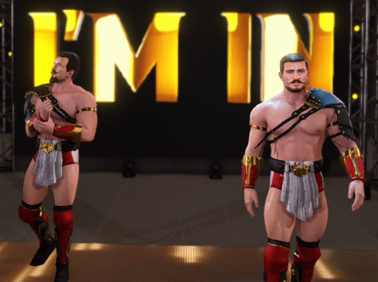 FreshCAWsNet's tweet photo. NEW TAG TEAM:
"The Renaissance"
Leonardo and Michaelangelo (Angelo) Botticelli
Now available for download on Community Creations
Hashtags:
#CAW 
#Original 
#FreshCawsNet
Creator Name: https://t.co/t19bFHYYR2 / FreshCawsNet
#WWE2K22 https://t.co/Pc0uA0lHWg