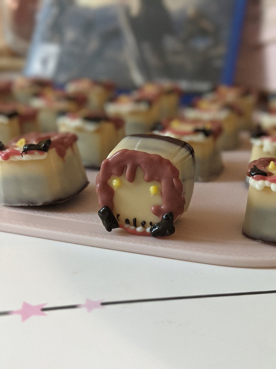 mooglecafe's tweet photo. Because the XV anniversary event is soon...the final chocolate to be made is not a mascot but Ardyn Izunia!
He comes in chocolate with a cherry center. 🍒
#FFXV #FF15 #finalfantasyxv #FinalFantasy #ardyn #ardynizunia #mooglecafe #chocolate https://t.co/Ukl9RwzfKm