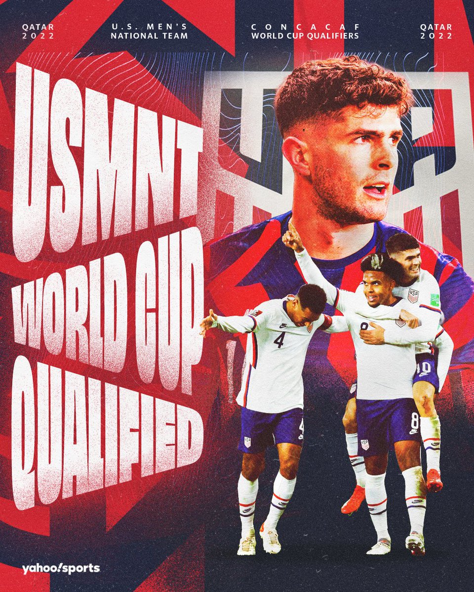 🇺🇸 THE YANKS HAVE DONE IT 🇺🇸

The USMNT is heading to Qatar and the 2022 FIFA World Cup 🙌