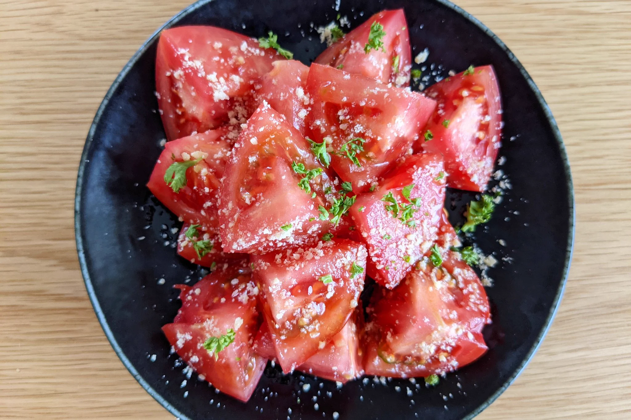 甘酸っぱい味付けが最高！簡単にできる「本気の無限トマト」