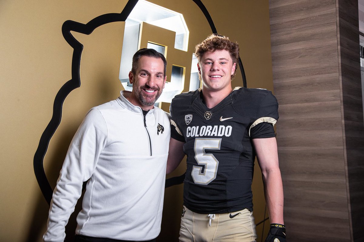 HMOORE3405's tweet photo. After an awesome visit and a great conversation with @k_dorrell and @coachmarksmith I am thankful to receive an offer from the University of Colorado. I enjoyed watching spring practice! @djbryant13 @CUBuffsFootball @CoachFilleman @RJHSFootball @emilygiusti @bangulo https://t.co/hr8dryoj1d