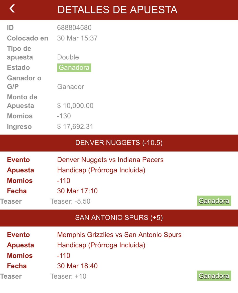 EminitePicks_'s tweet photo. Hemos cobrado 3 garantizados seguidos 🔥

Raptors -2.5, Clippers ML, Teaser de 7 pts

Iba a regalar $1,000 PESOS GRATIS pero mejor que sean $2,000.

Para participar SÓLO DA RT Y ❤️ https://t.co/eZry683SWr