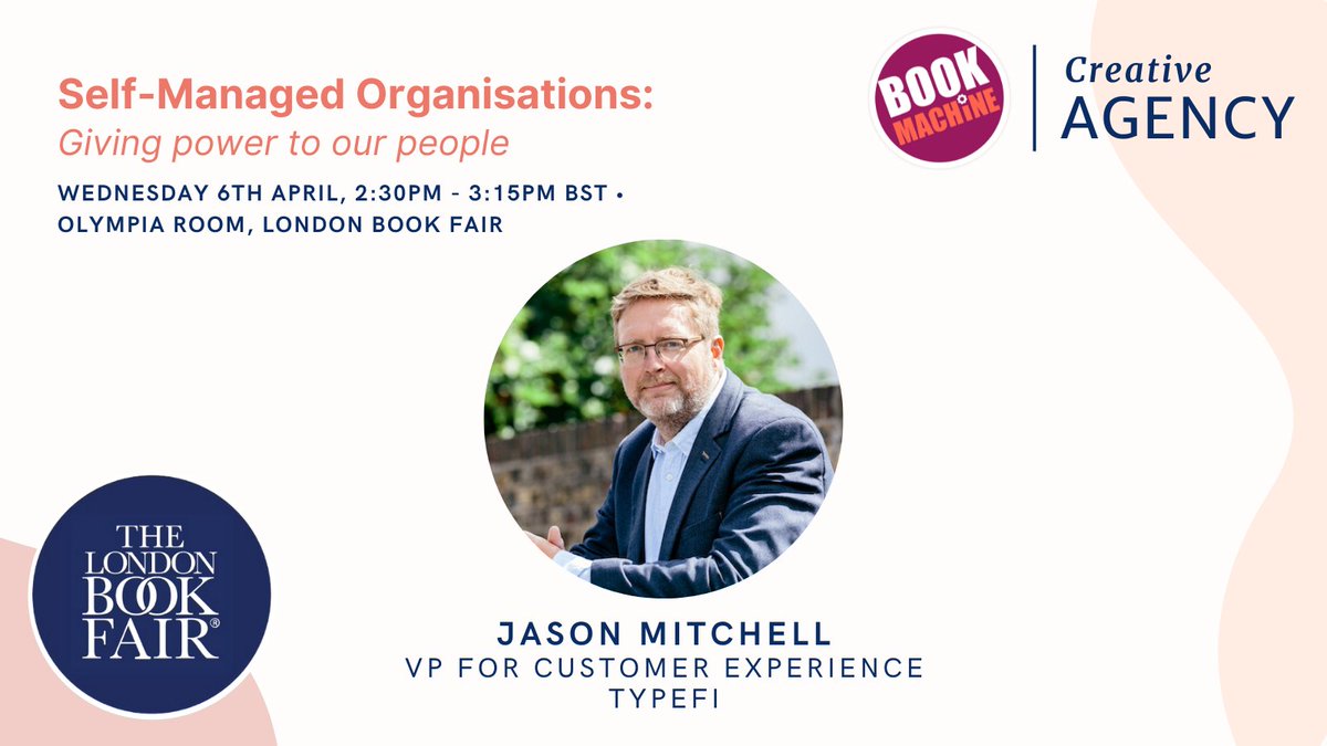 typefi's tweet photo. 🙌 We can't believe that @LondonBookFair is happening next week! In partnership with @BookMachine, Typefi's @jmitchellSS0 joins a panel of experts to share their experiences of evolving management structures. Reserve your seat now: https://t.co/y6jv5ar0Nd 

#LBF22 #Typefi #DoMore https://t.co/8XC34dCOAW