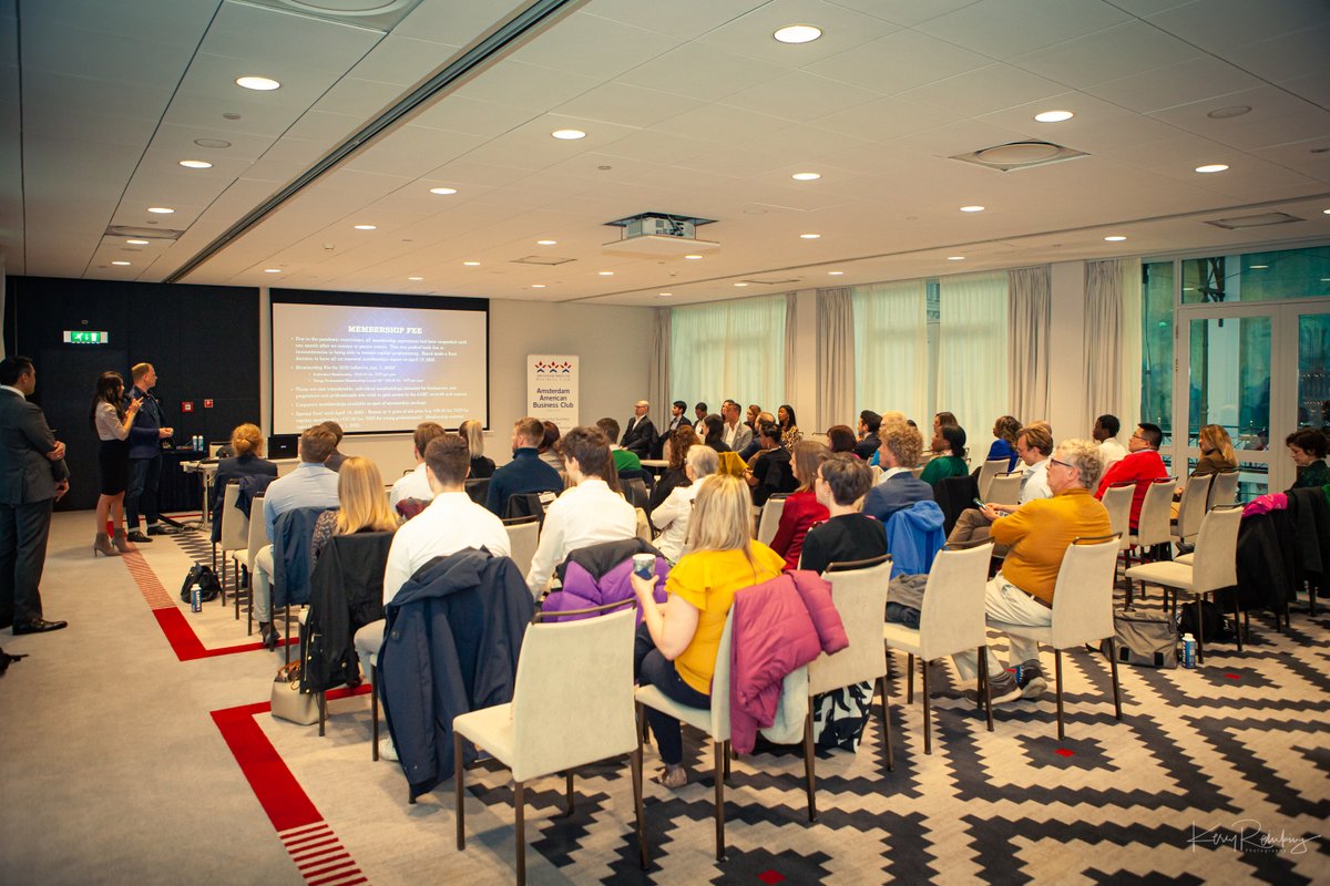 Thank you to everyone who attended our Annual General Meeting @grandhotelkrasnapolsky Dam Square! It was great to see you in-person again.
Visit our website to see more photos of our first #event this year aabc.nl/march-2022-ann… #AABC #amsterdam #american #business #networking