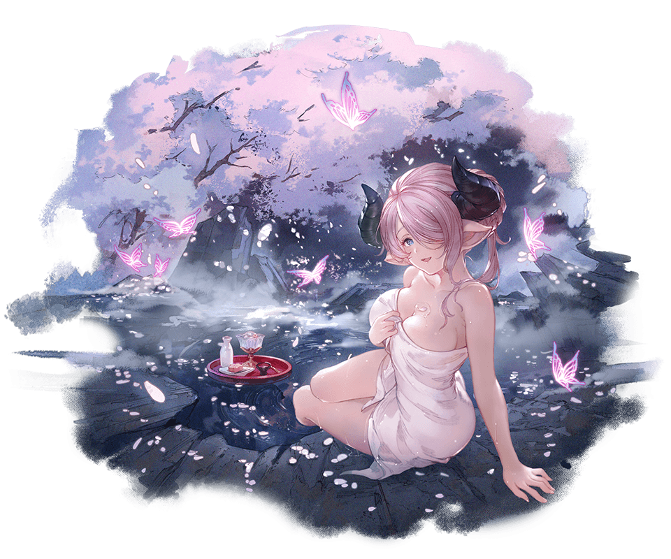 ノエル グラブル 浴衣ナルメア 浴衣シルヴァの上限解放イラスト T Co Weijhmgnyy Twitter