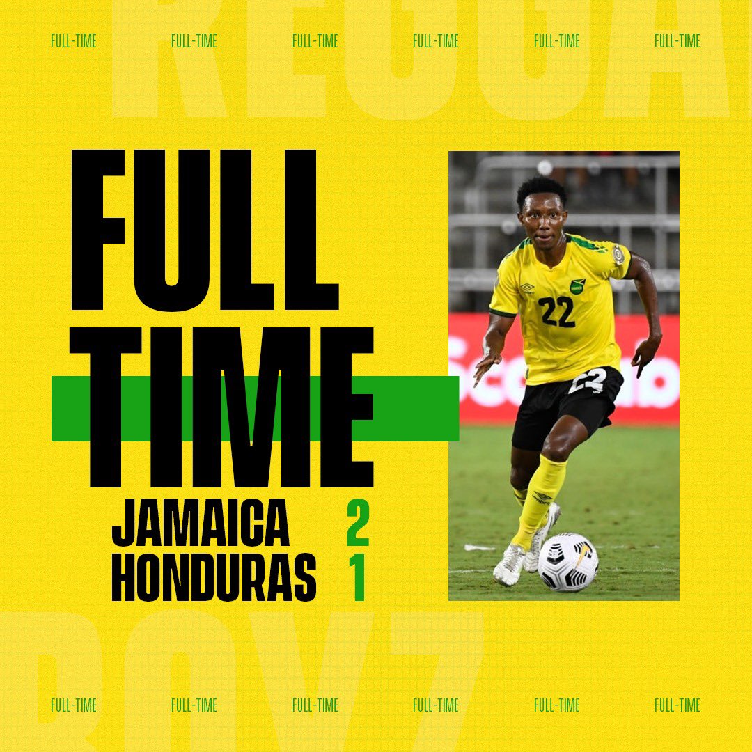 jff_football's tweet photo. First victory for the Boyz at home for this calendar year ๐๐ฟ
.
#QatarMotivated #JAMHON #ReggaeBoyz #JFF_Football https://t.co/L3qyIouZkQ