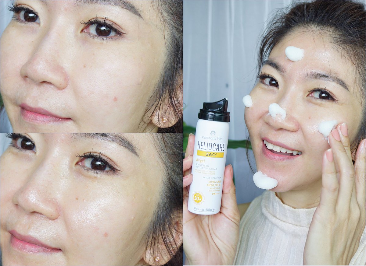 koryatelling's tweet photo. กันแดดเริ่ดๆใช้ดีNoสิวNoผิวแก่ เราใช้ตัวนี้Heliocare360 Air gel เหมาะกับทุกสภาพผิว ชอบกว่าทุกสูตรที่เคยใช้ คุมมันมั่นใจ เนื้อมูสนุ่มบางเบาไม่อุดตันผิว บล็อคทุกรังสีUVB/UVA SPF50+ PA++++ รังสีจากมือถือ&amp;คอมฯ เริ่ดค่ะ ยังมีอีก2สูตร GOF-ผิวมัน และFC-ผิวแห้ง #ใช้ดีบอกต่อ #รีวิวกันแดด https://t.co/AS8kRBC7HS