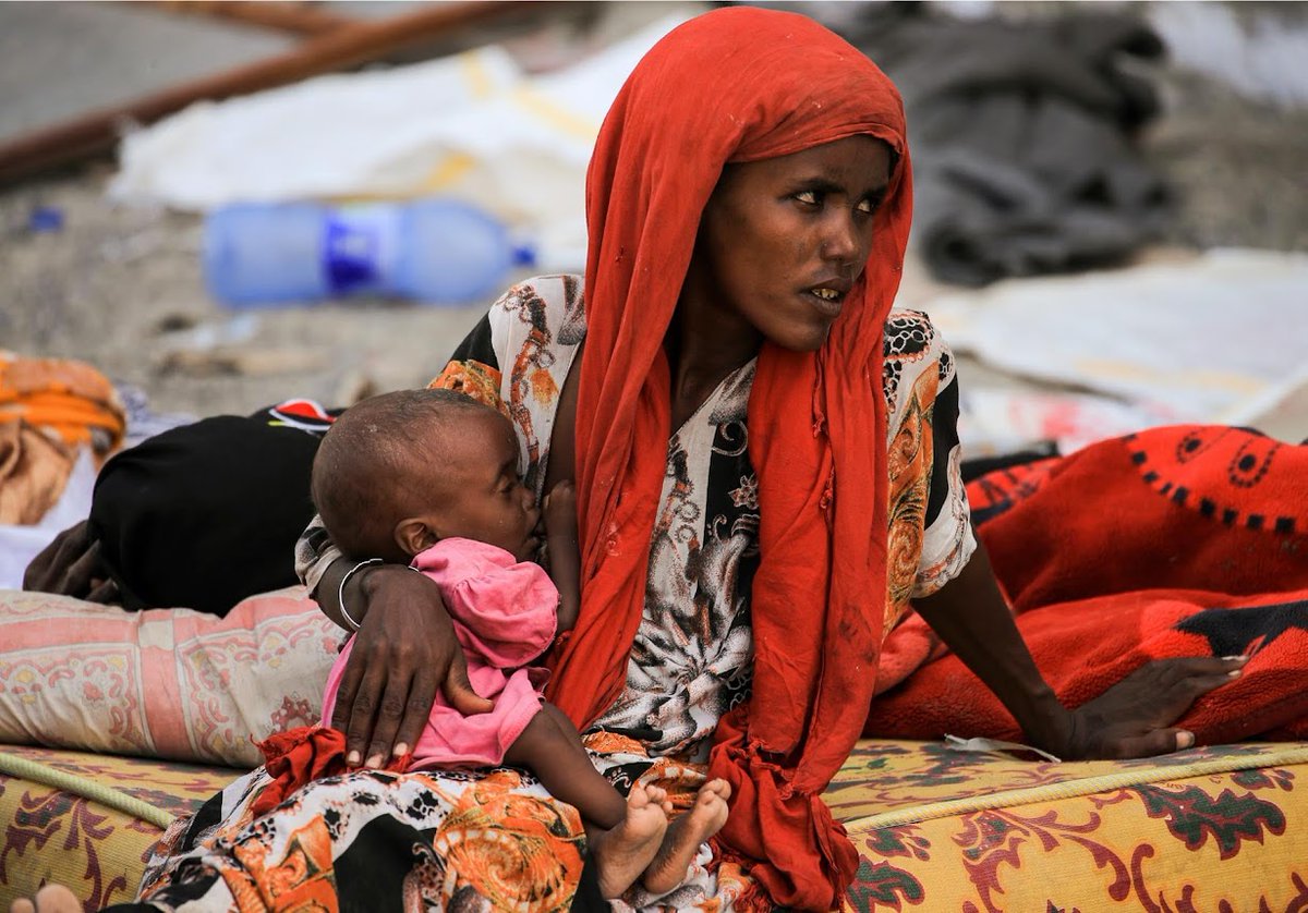 giuliaparavicin's tweet image. In #Ethiopia's #Afar @Reuters saw 2 refugee camps overflowing w desperate families. Malnutrition is rising in the region @WFP says w. camps short of water, shelter and food while people keep flooding in. Head of Afar aid office says region is being overlooked by int aid groups.