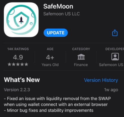 The #SafeMoonSwap is LIVE and the #SafeMoonWallet update is out for both Android &amp; iOS. Tokens that have LP will appear and then others will be added as they seed liquidity (same as web swap)
Update includes: 
🔸V2 Swap upgrade
🔸Bug fixes and improvements