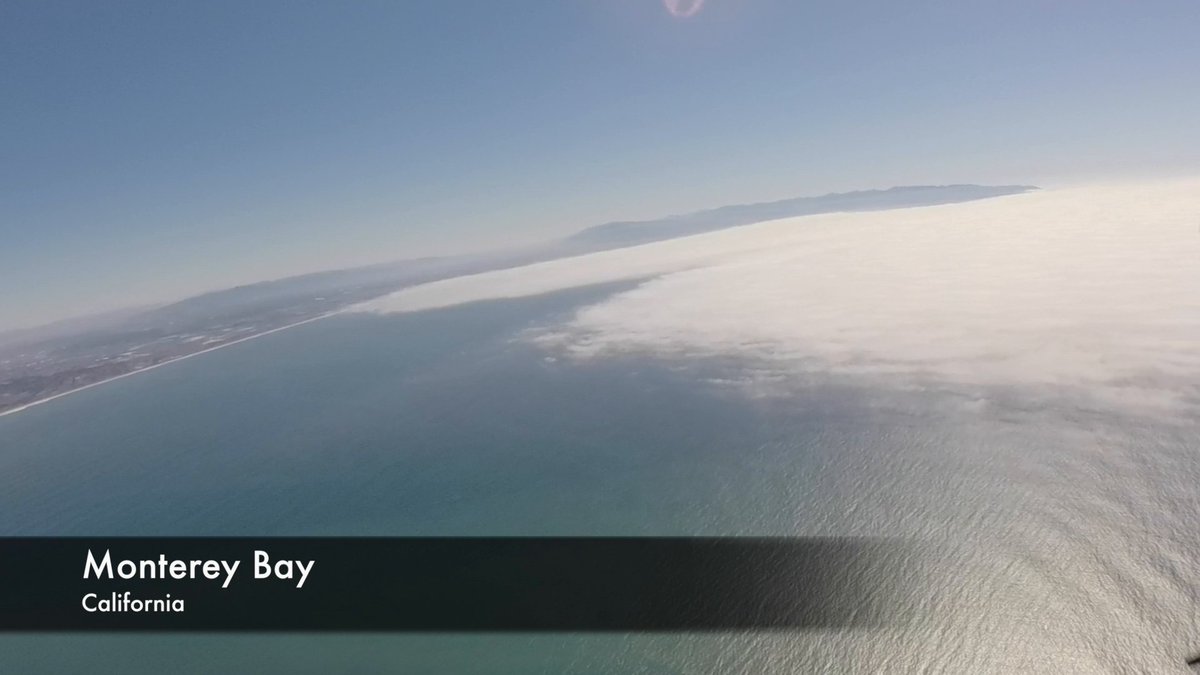 ikluft's tweet photo. The 360° turn over Monterey Bay at Santa Cruz was a nice view but unplanned. NorCal Approach said skydivers were jumping at Marina #KOAR, our destination airport. Suggested we delay arrival a moment. So we captured more of the view for you.😎 #aviation #pilot #avgeek https://t.co/Zxtkx7vnl6