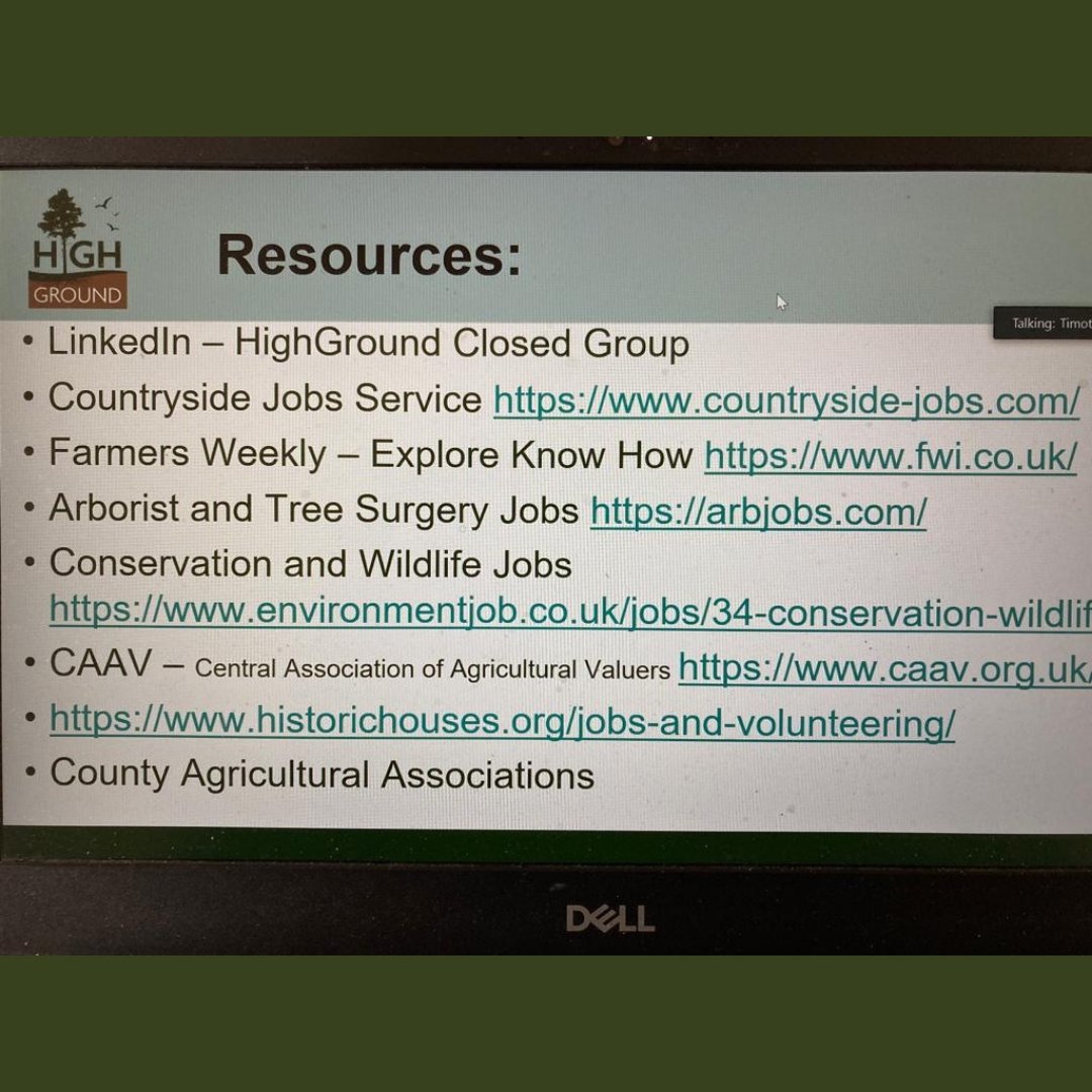 HighGroundBoss's tweet photo. Another #virtualruralweek in the can. Thnx @HiLineTraining @ForestryEngland @forestsandwood @velcourt & @AscottEstate 4 grt presentations. #selfemployment #trainable #diversification #outdoorsisbetter #foodsecurity So much to learn! https://t.co/L9gefgpoE6