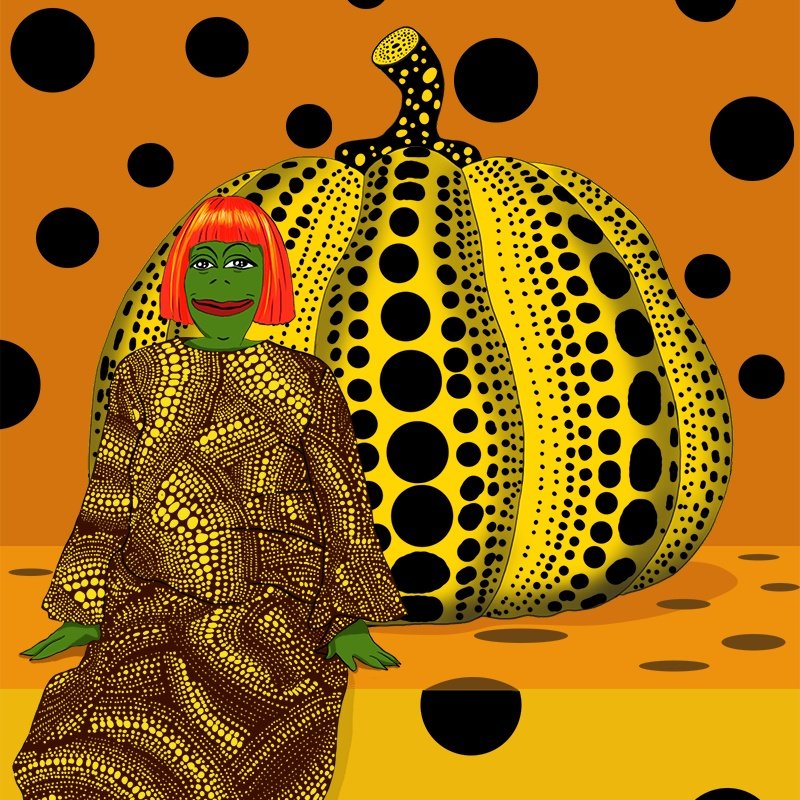 Avcustom35's tweet photo. YAYOIPEPE from @DankDirectory
A pepe inspired by the art of Yayoi Kusama. 

 Dispenser [20/30]:
https://t.co/cWdWBVJNP7

XCP [10/10]:
https://t.co/8w9MAJR0IU https://t.co/tORQmGBtfu