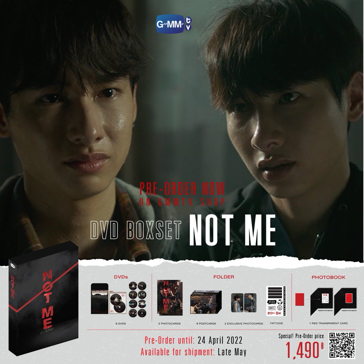 GmmtvShop's tweet image. “แบล็ค” กับ “ไวท์” รอทุกคนอยู่นะ อย่าลืมไปพรีออเดอร์ DVD BOXSET NOT ME เขา…ไม่ใช่ผม กันนะคะ
Black and White are waiting for everyone in ‘NOT ME’ DVD BOXSET.🔥

gmm-tv.com/shop/dvd-boxse…

#NotMeSeries
#GMMTV