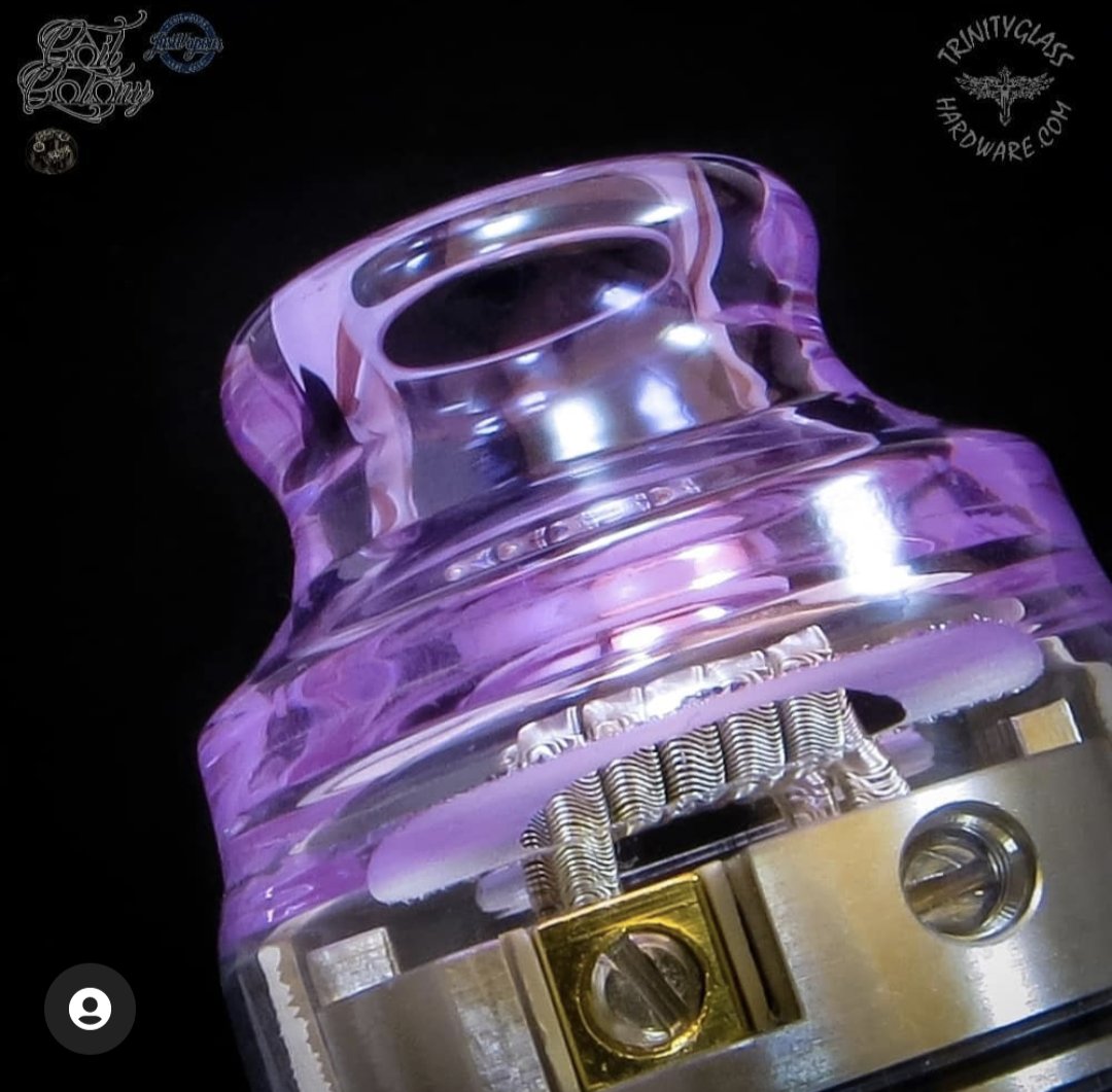 jenniferAlvarw's tweet photo. Reposted from @bassmastercube Purple @trinityglasshardware Spectrum Glass Cap on the #asgardmini by @vaperzcloud https://t.co/rq26HA2Xsw