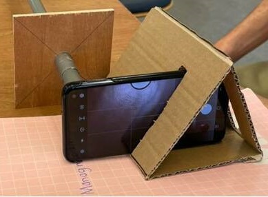 zippyman818's tweet image. The cardboard triangle tripod is a brilliant design. #engineering #greatengineering