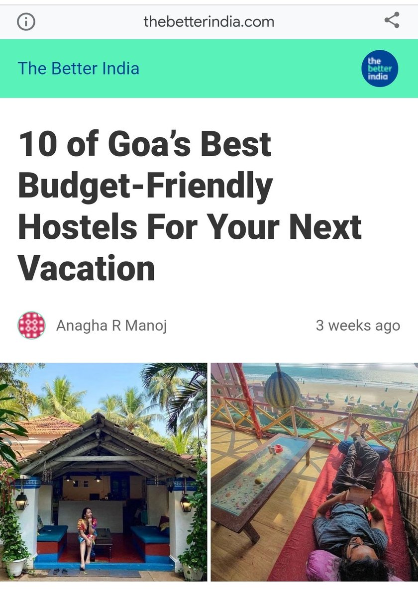 BucketList_Stay's tweet photo. Extremely glad to be featured under the 10 best budget friendly hostels in India by @thebetterindia 

#TheBucketListHostel #HostelsinIndia #BackpackingIndia #TravelTuesday #Metaverse #backpacking https://t.co/4xyd6obZfo