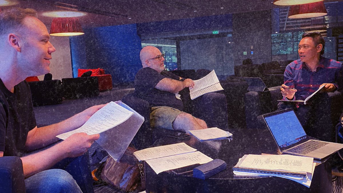 Another week on a (truly) WILD new development (we can not wait to reveal) with <a href="/kenmoraleda/">Kenneth Moraleda</a>, Stephen Anderson, Nigel Ubrihien &amp; Jay James-Moody made possible through the incredible #RISEfund which has been vital to new Australian works <a href="/PaulFletcherMP/">Paul Fletcher</a>  <a href="/JoshFrydenberg/">Josh Frydenberg</a>