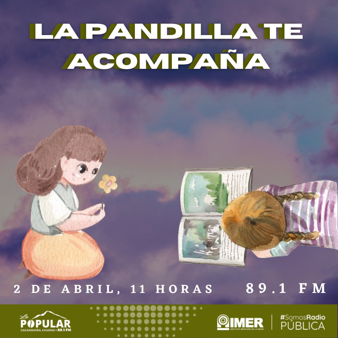 La Popular IMER (@lapopular_imer) on Twitter photo No te pierdas la emisión de <a href="/lapandillaimer/">La Pandilla</a>, este fin de semana podrás escuchar la importancia del agua en el 89.1 FM a partir de las 11 horas. #SomosradioPública #IMER No te pierdas la emisión de <a href="/lapandillaimer/">La Pandilla</a>, este fin de semana podrás escuchar la importancia del agua en el 89.1 FM a partir de las 11 horas. #SomosradioPública #IMER