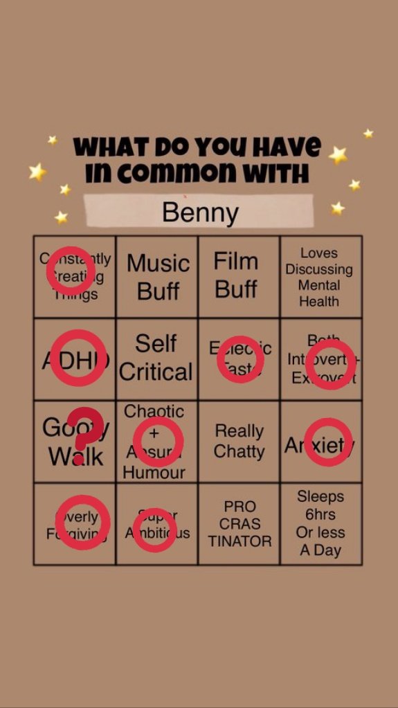 shinyjiggly's tweet photo. @bennymakesgames I think this covers it. I would circle "sleeps less than 6 hours a day", but that's a result of my work schedule grinding up against my free time. Ideally I sleep like, 8 hours on a day off. I have no idea how goofy my walk is, but I do sometimes copy various running cycles. https://t.co/pAbTFqxL9X