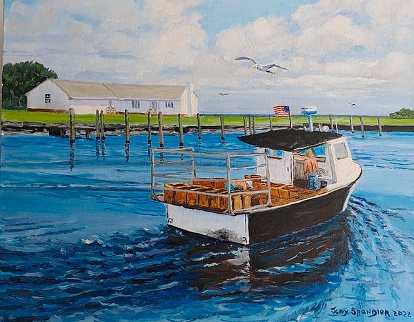 jjsart's tweet photo. New artwork for sale! - "Shrimp Boat at the Alligator Marina" - https://t.co/i4FT1GhOkE @fineartamerica https://t.co/GprxebKDpd