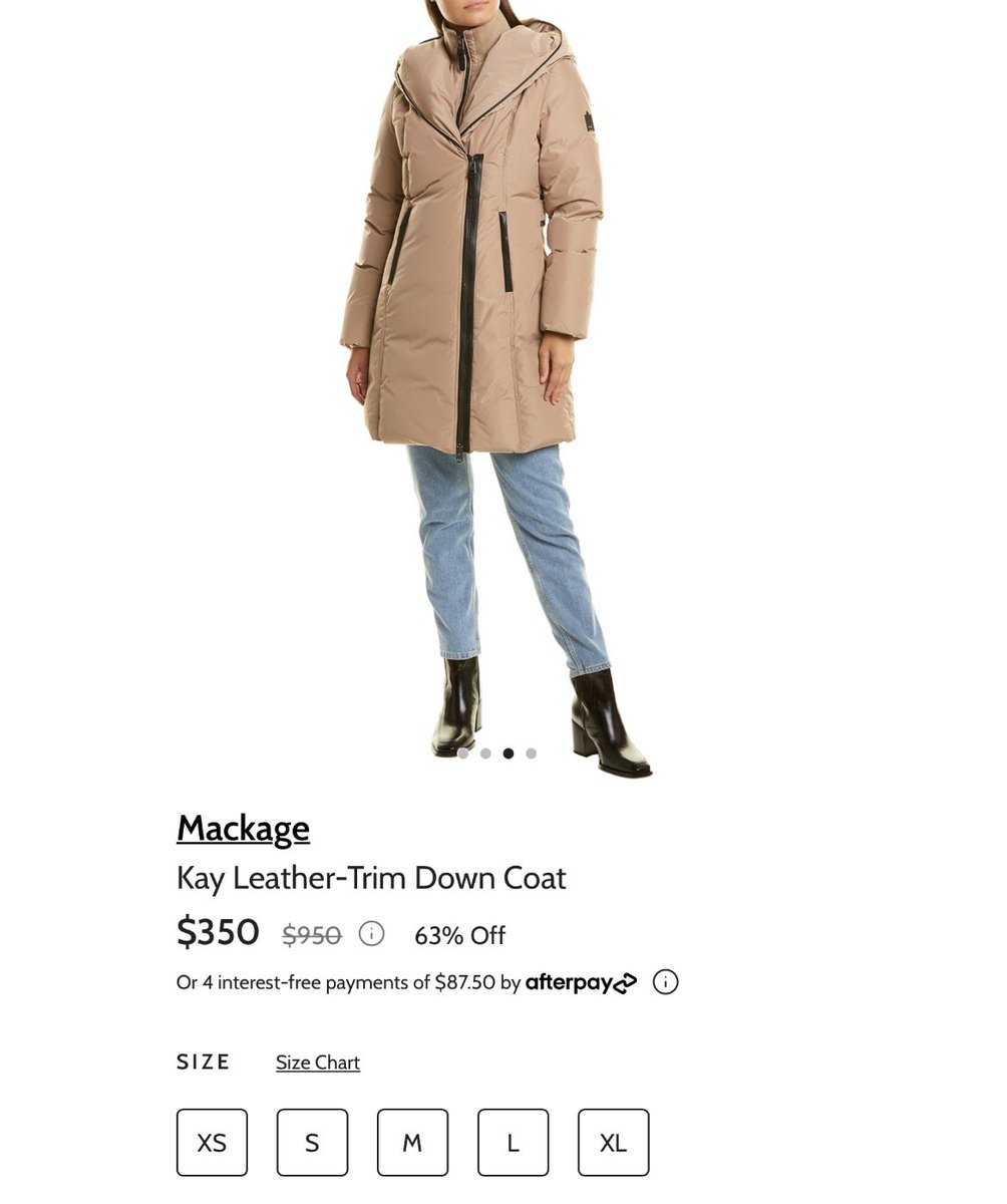 bkdealguru's tweet image. Womens Mackage Kay Leather-Trim Down Coat for $350 vs $950 retail!

LINK: rstyle.me/cz-n/gebdkxczx…

#designerdeal #mackage #luxuryfinds