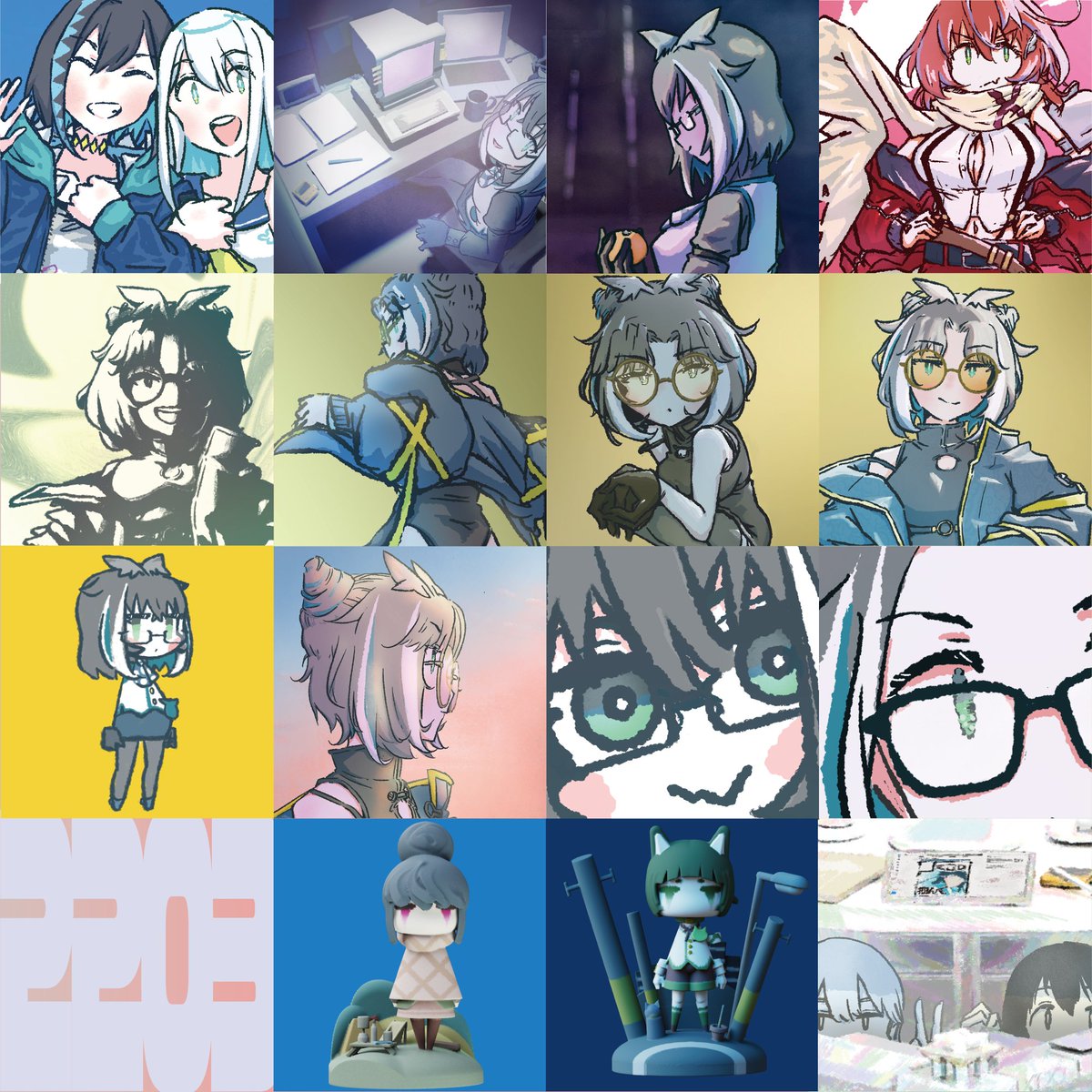#今月描いた絵を晒そう 