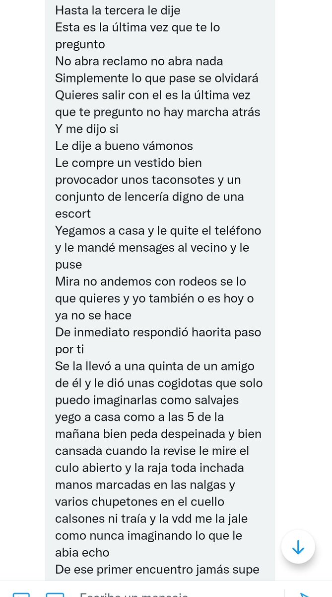 RelatosErotixxx's tweet photo. Me hice cornudo (2da parte)
Cuenta respaldo: @RelatosRespaldo https://t.co/TXtHaXRxOp