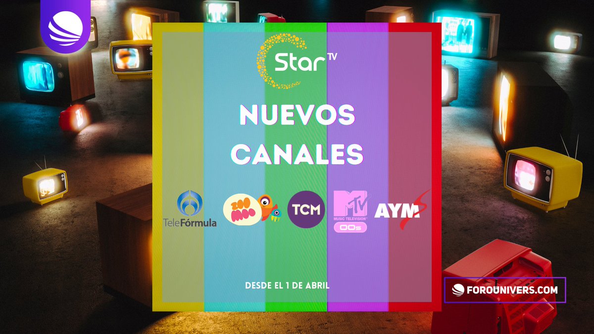 UniversLA's tweet photo. 🚨 Mexicanos ¡Atención! 🚨
Estos son los nuevos canales de #STARTVMX 🇲🇽
Tras el cese de los canales de #Disney 🐭 😱 https://t.co/RrswgRX9PR