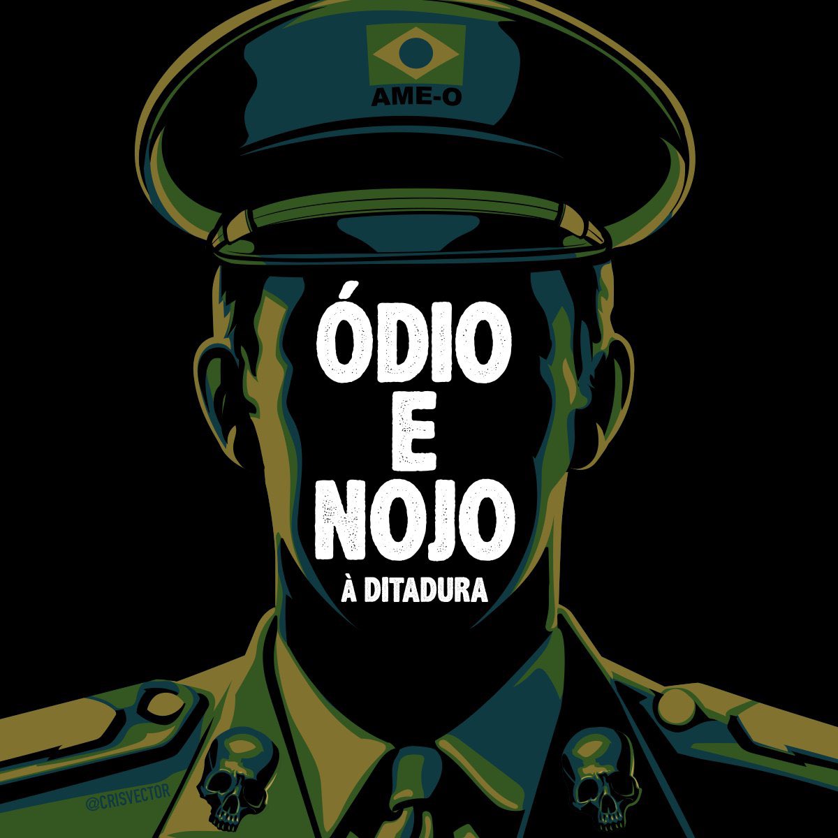 MidiaNINJA's tweet image. Como definiu Ulysses Guimarães ao promulgar a Constituição de 88, temos “ódio e nojo à ditadura”.

Arte @crisvector 

#odioenojo #ditaduranuncamais
