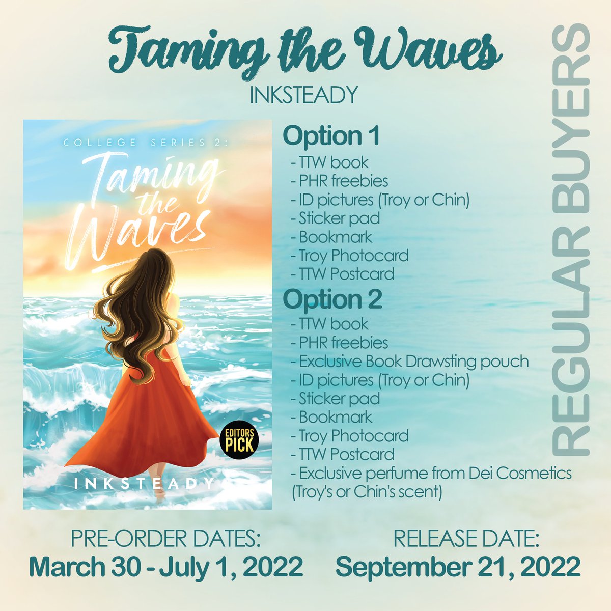 merchisko's tweet photo. College Series #2: Taming the Waves (Inksteady)
- We are now open for pre-orders.
- PAYO (Pay as you order)
- Same prices for ER and RB but differ in freebies.
- Kindly check the prices given on the posters.
- Further details can be seen in the Google forms (check replies) https://t.co/7D2v2rveFl