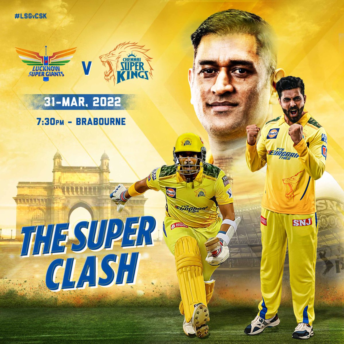 ChennaiIPL's tweet photo. Match day vibes two look ⏩! 

#LSGvCSK #WhistlePodu https://t.co/XA2atSpWiW