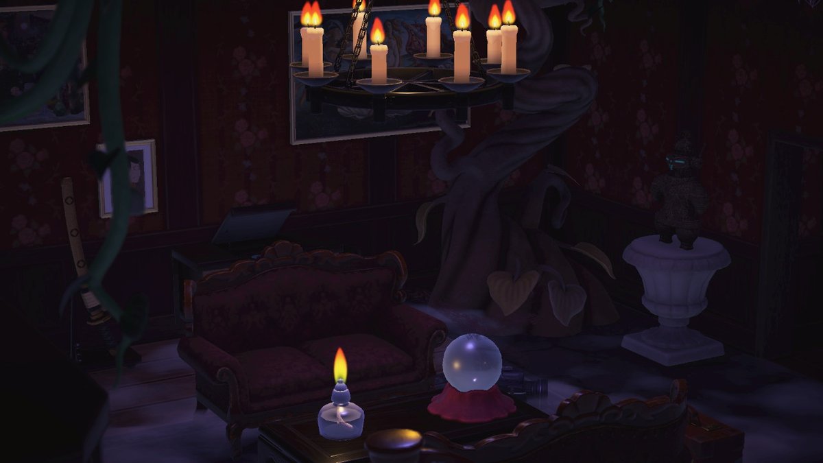 JimmyWhetzel's tweet photo. made a haunted mansion today #ACNH https://t.co/VojlY17TD5
