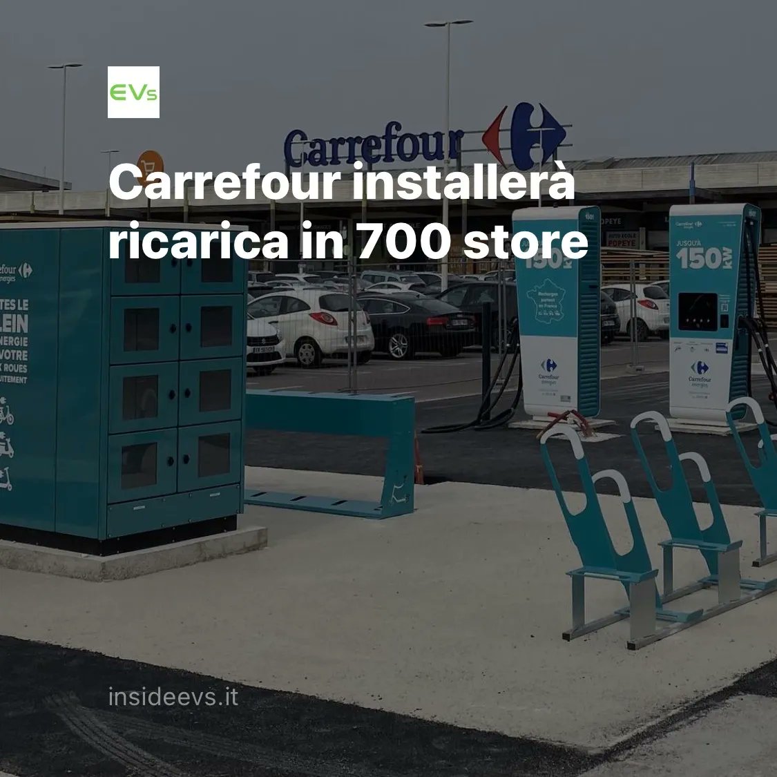 ECARSNOW's tweet photo. 👏Ben 700 tra #supermercati e #ipermercati @Carrefour in #Francia avranno #infrastruttura di #ricarica #Gratuita e potranno dunque offrire un servizio sempre più essenziale per i clienti, sempre più #elettromobilisti 🔋⚡️
Su #Insideevs
https://t.co/wTArdY9XhF https://t.co/wD70b5Saxf