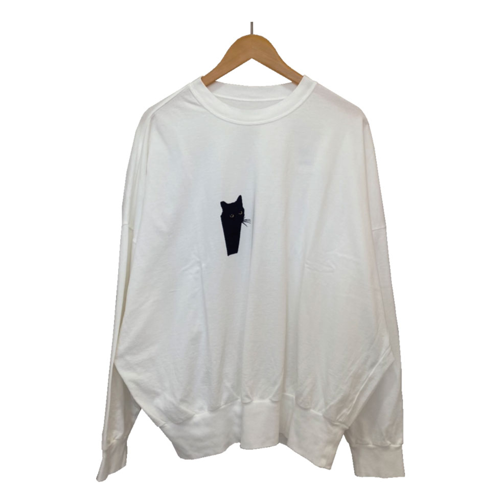 evoluir2002's tweet photo. 『#SPOLOGUM』
□ KUROCAT SWEAT SHIRT/wht
キュートでキャットなスウェットです。ゆるっとかわいいドルマン風なシルエットになっています。
猫好きやキャットライクにオススメにゃん◎
#evoluir #selectshop #金沢市 #静岡市 #スウェット #カットソー #猫 #cat #猫好き #contemporary #fashion https://t.co/lDGrciVnCs