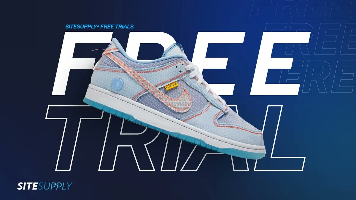 TSSPlus's tweet photo. Win a FREE pair of Union Dunks 🔥 

Every @TSSPlus member can enter and we JUST opened up FREE 3-day trials for all 🤝 

Join Completely Free Today  👉  https://t.co/7udGUCH7Uh https://t.co/NncDoNokHY
