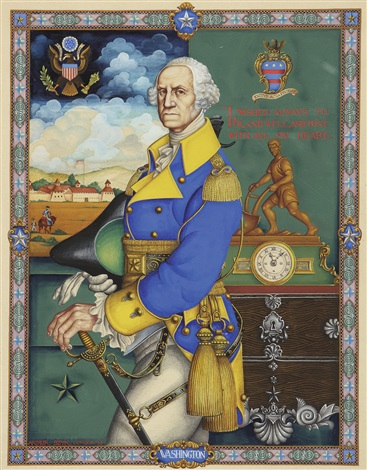 mattcrotts's tweet photo. ~ George Washingtons by Arthur Szyk https://t.co/JWdwu6rbdo