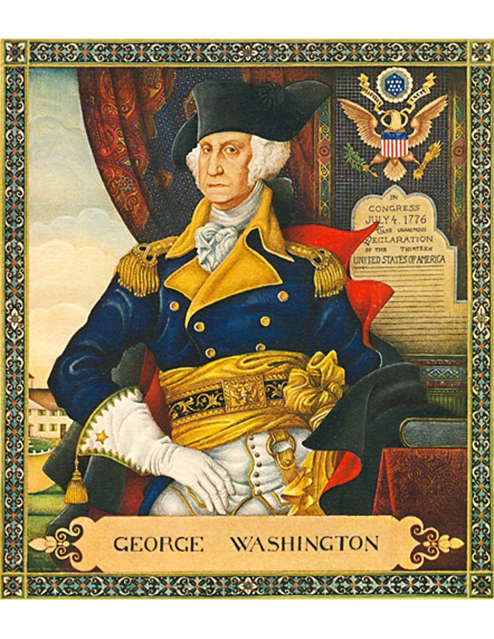 mattcrotts's tweet photo. ~ George Washingtons by Arthur Szyk https://t.co/JWdwu6rbdo