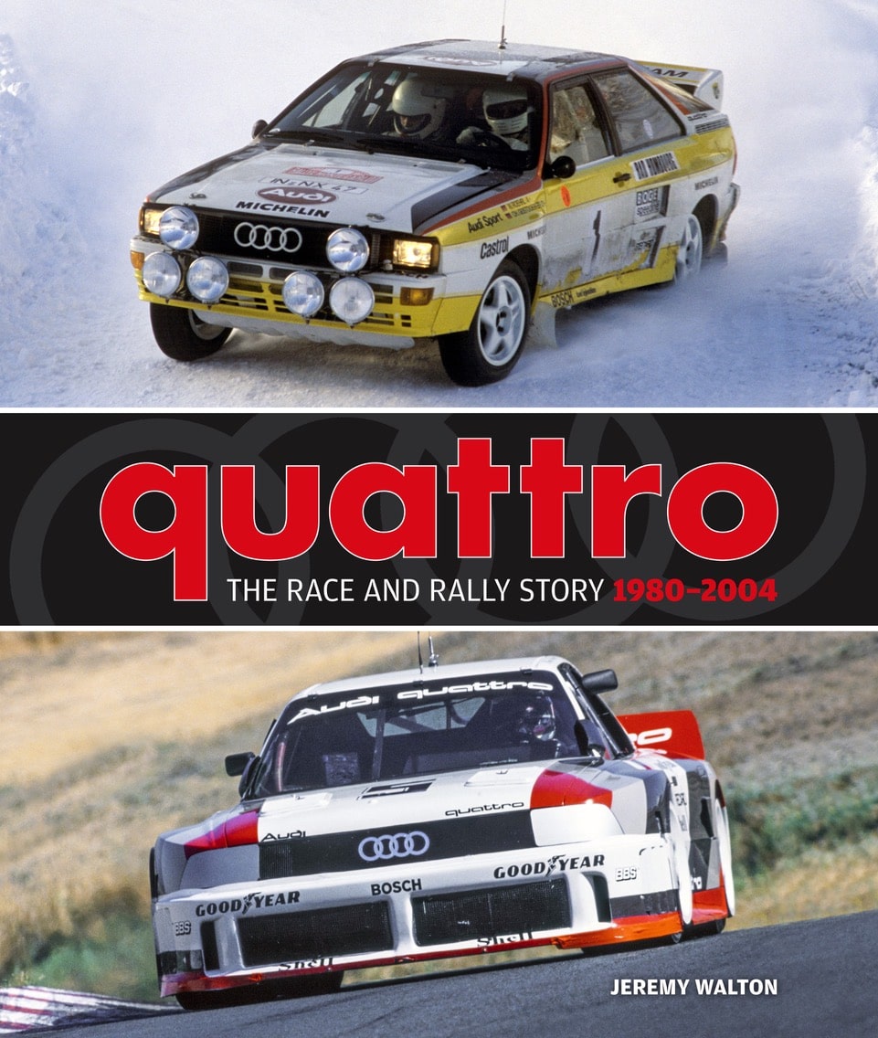 Automoblog's tweet photo. Author Jeremy Walton takes us behind the scenes of how #Audi’s all-wheel drive system came to be. #BookGarage #Automoblog https://t.co/OCy4S3eBiZ https://t.co/Vgv9TijXzx