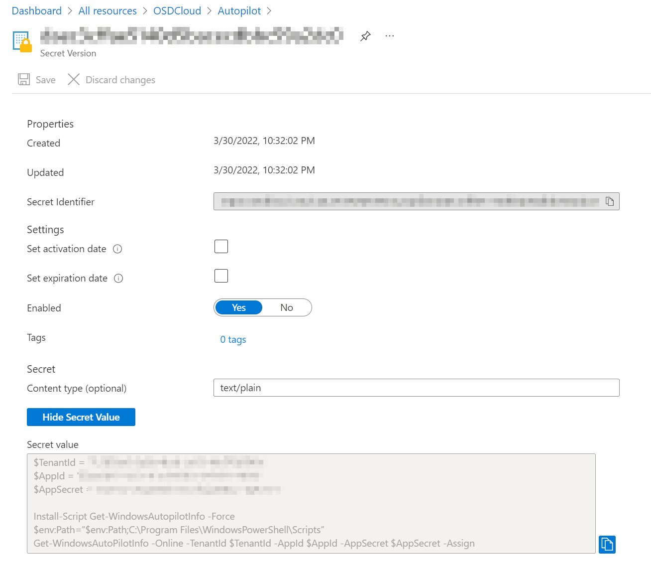 David segura mvp on twitter azure keyvault secret is actually a 