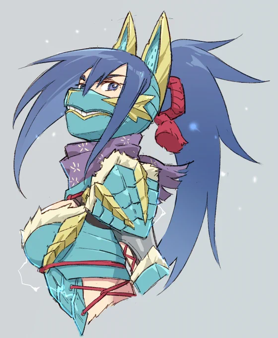 サービス終了と聞いて
 一時期ハマってた記憶が..
キャラデザイン本当に良かったな
#モンハンライダーズ 