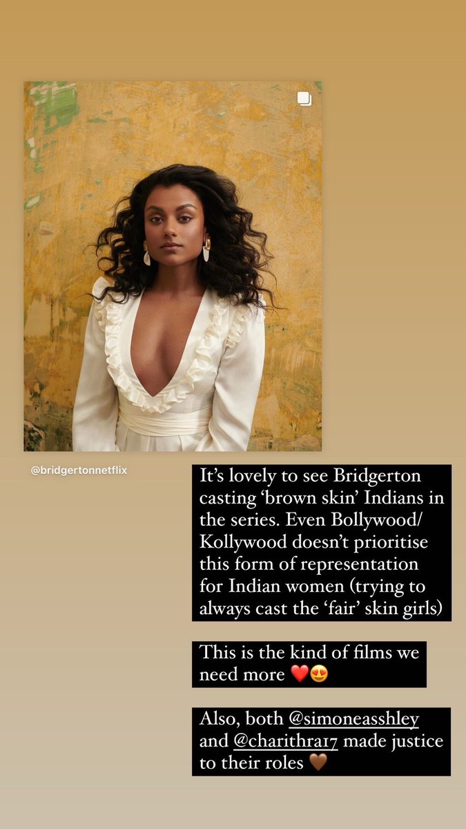 Sharafunnisa3's tweet photo. #BridgertonNetflix #bridgertonseason2 #MissKate #sharmasisters #browngirl #RepresentationMatters https://t.co/WabDa4Q0wX