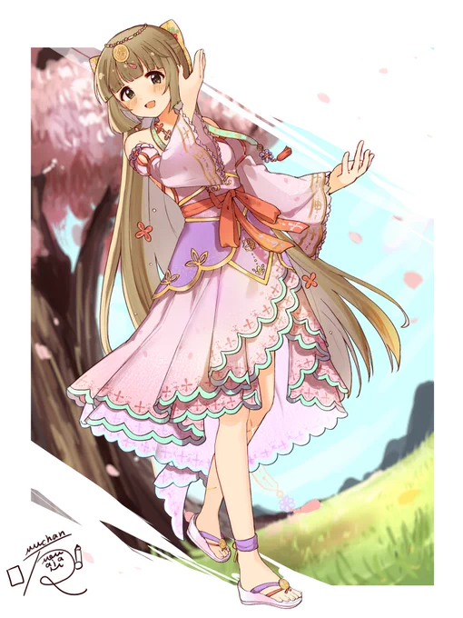 【skeb】桜とよしのん🌸 