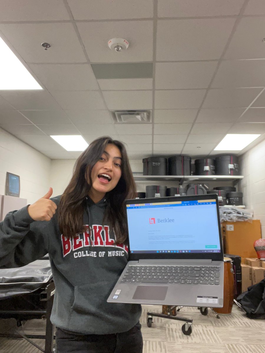 GTownOwlSoccer's tweet photo. 🎶⚽️🥁🎉Congratulations to our own Carlee Morales! She just received a FULL-TUITION SCHOLARSHIP ($44,000) to the @BerkleeCollege of Music in Boston! 
We are so proud of you, your hard work, dedication, and impact here at GHS! 

@gisdnews @gisd_athletics @GHS_Owls @counselors_ghs https://t.co/OAf1h8YBTK
