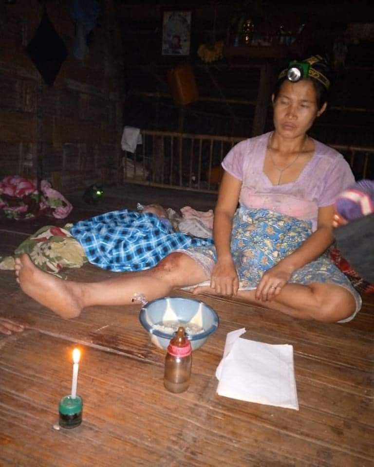 TheChindwin's tweet photo. REPORT: Myanmar junta’s heavy artillery kills seven civilians in Karen State on 05 March 2022. 

Photo/Karen Women Organisation https://t.co/Ta0UB0PbIA