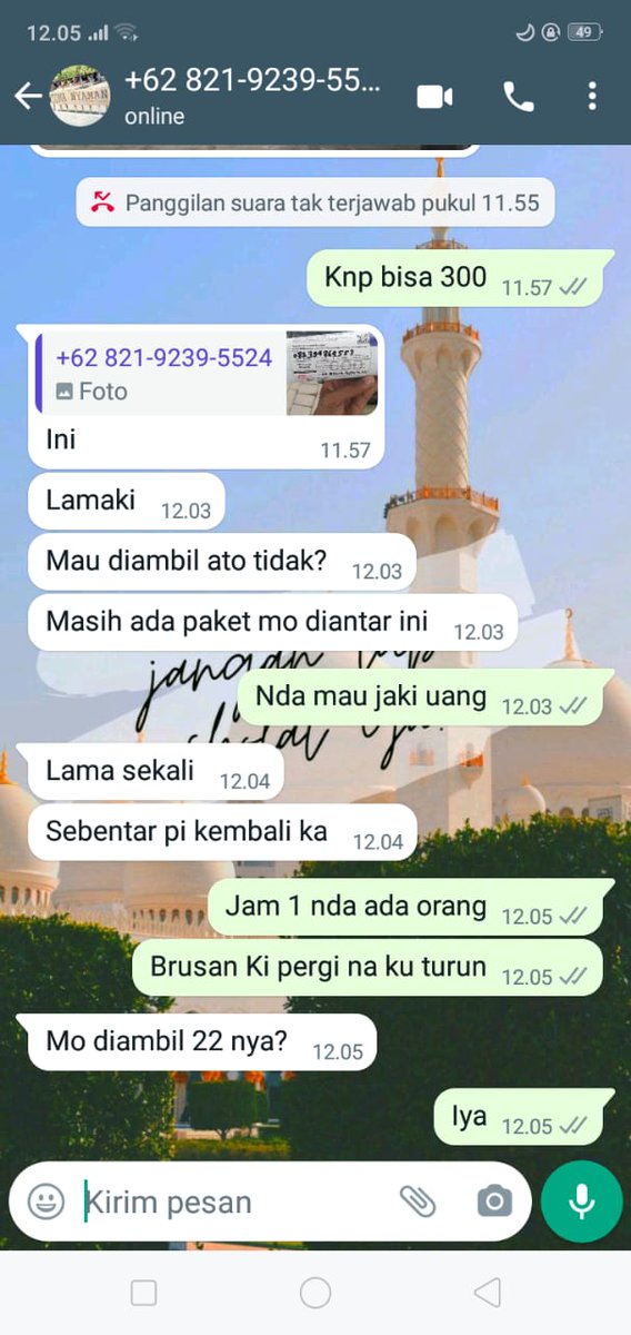 Mileadnaan's tweet photo. @jntexpressid kurir anda gak  sopan santun banget!! https://t.co/pjlSb2fWvv