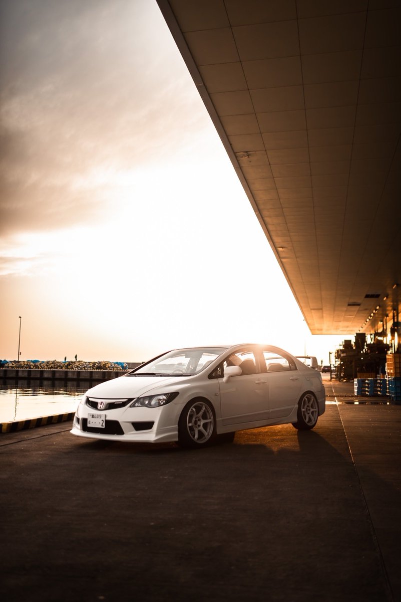 skt_munen's tweet photo. ADVAN RG-4履きました！！
綺麗に撮ってくれてありがとうございます！@LiSALycA 
#advan #civic #fd2 https://t.co/9OFTpwFKIN
