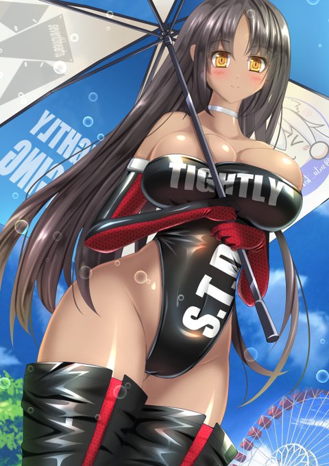 #今月描いた絵を晒そう 
相変わらずぴっちりフェスティバル 