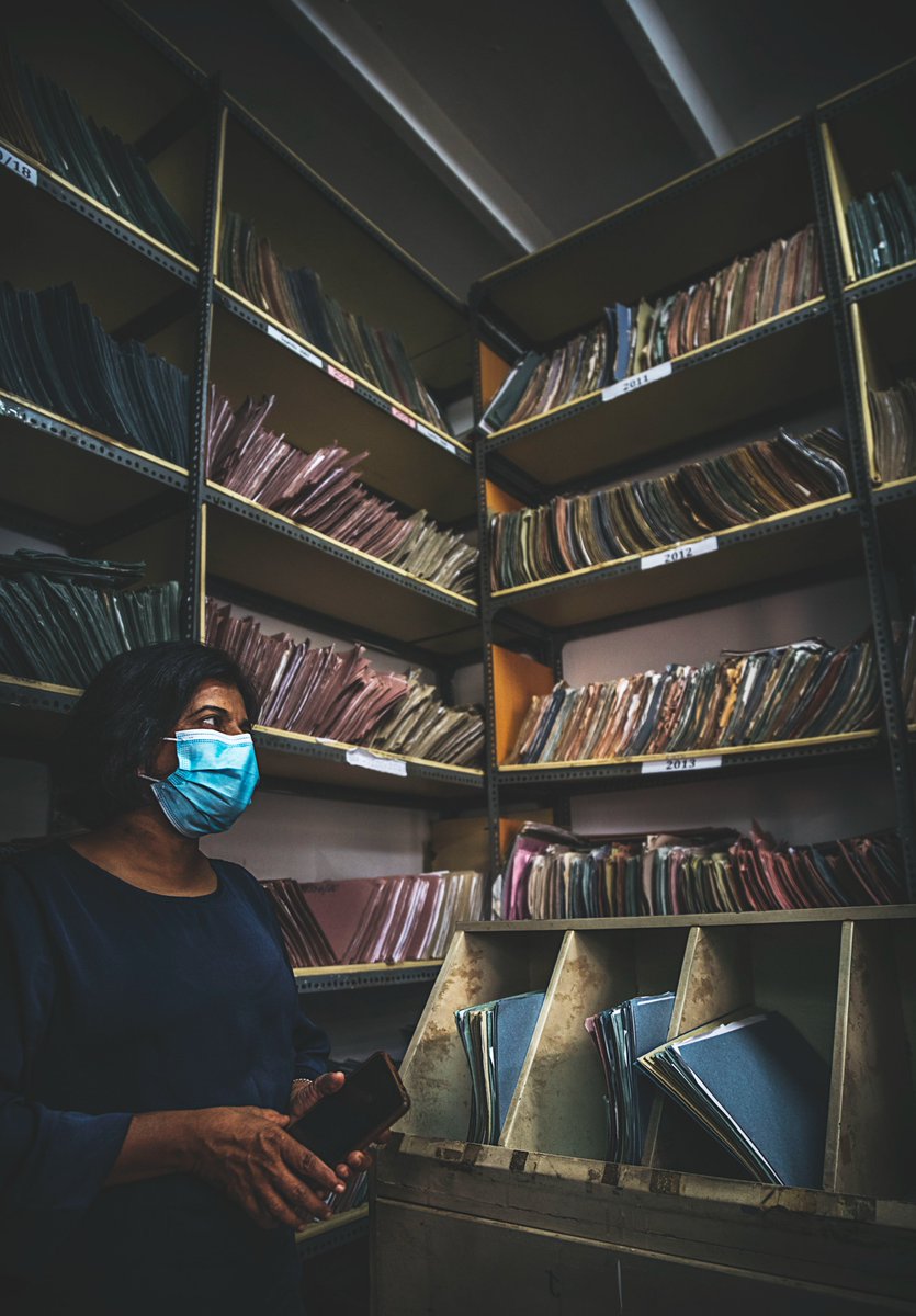 S_MorningLight's tweet photo. A HISTORY OF PAIN
Medical records at the #NSACP, #Colombo. Jan 2022. A new digital system can access all this data online. More@ https://t.co/9Uhb5q7426 Shot for @PanosPictures & The @GlobalFund. #5DMkIV & EF24_105_4L courtesy @Canon_SL
#documentaryphotography #HIV_AIDS #SriLanka https://t.co/4LET32wlxT