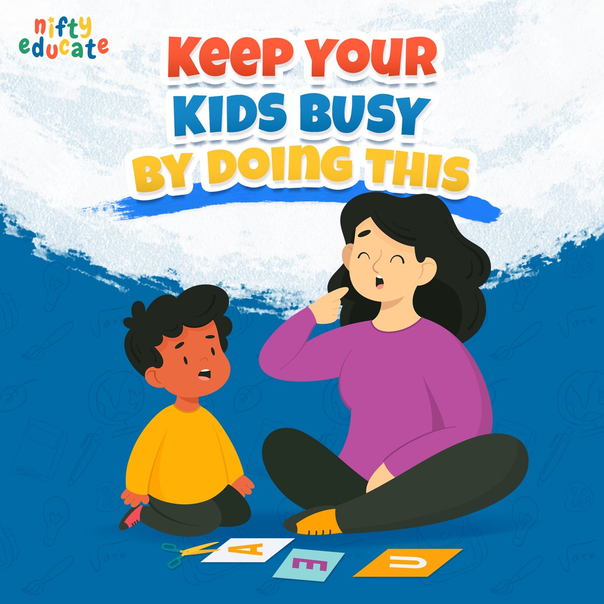 How to make your kids busy yet learning something?

Try to give them some workbooks, accompany them, and give time for them to explore. There's a lot of website that provide learning materials for kids today, go check 'em out.

#educate #onlinelearning #learningisfun #learning