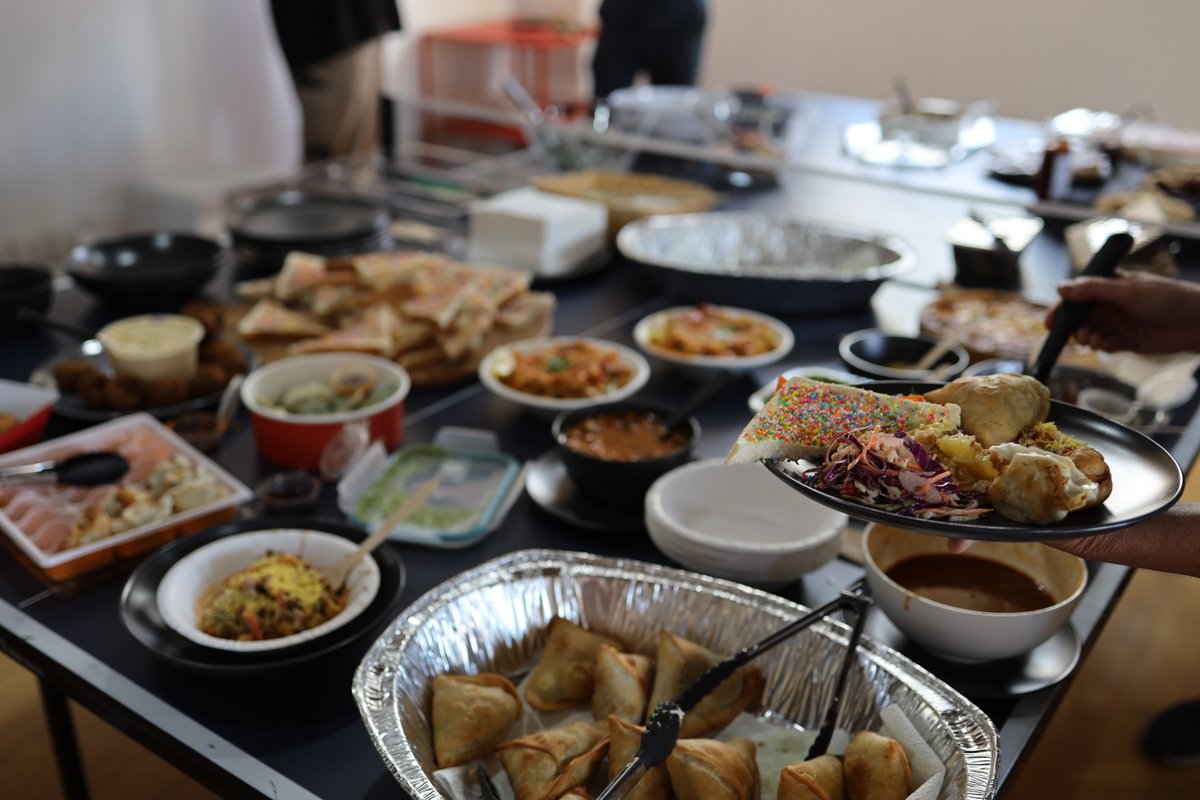 Amplified_Co's tweet photo. We love getting together as a team to eat, chat and laugh. Over the past week at Amplified we have shared a potluck lunch and a morning tea consisting of lots of pie. Excited for the year ahead and more team events. 

#team #amplifiedintelligence #attentioneconomy https://t.co/PD6S858haD